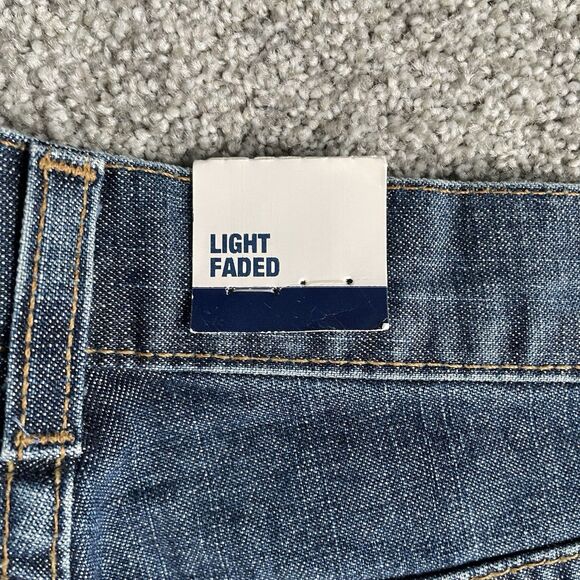 Gap Loose Fit Straight Leg Women's Jeans Blue Faded Denim Size 8 Regular NEW - Picture 5 of 12